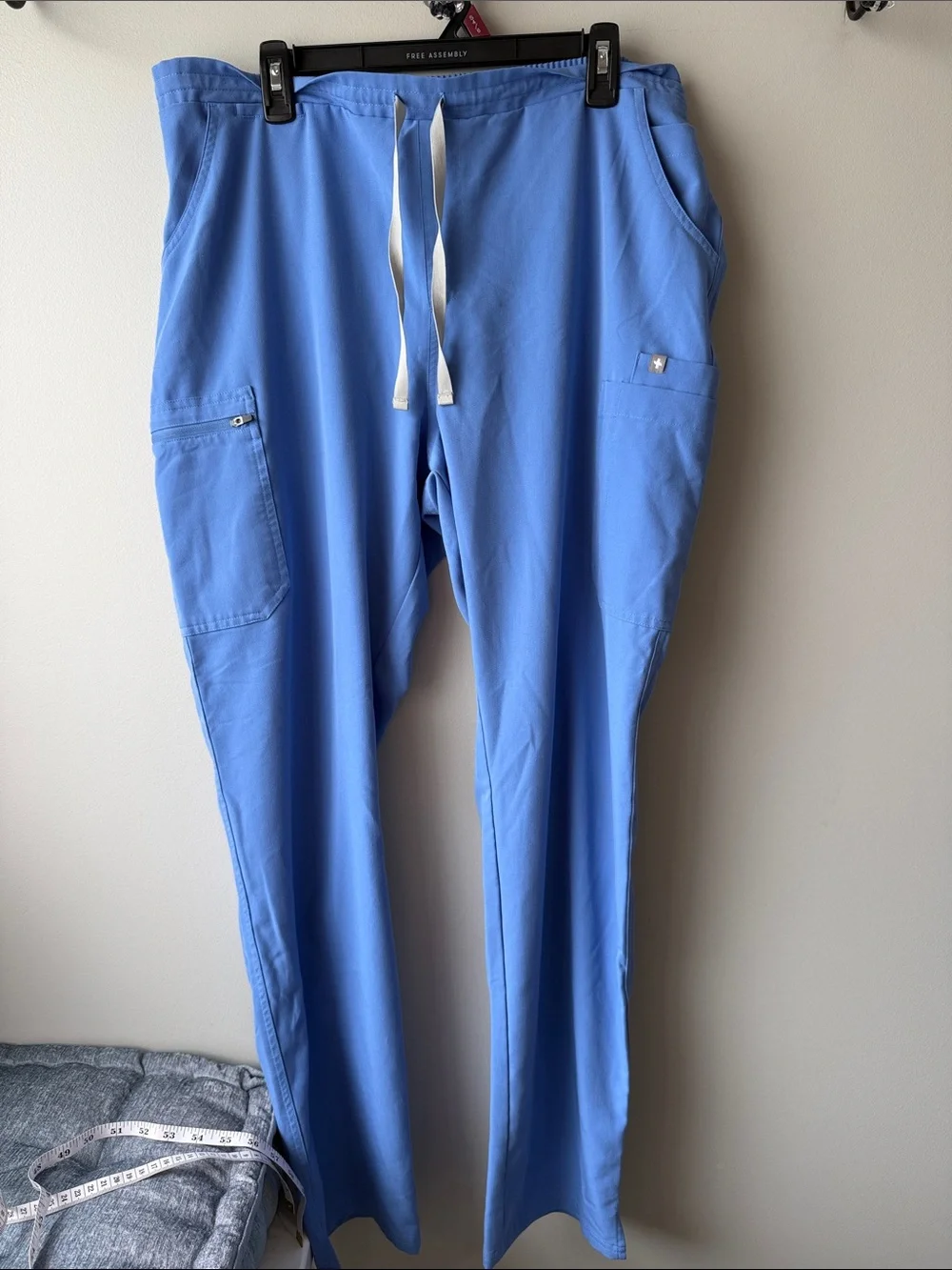 Figs Men’s Blue Drawstring Scrub Pants XL tall